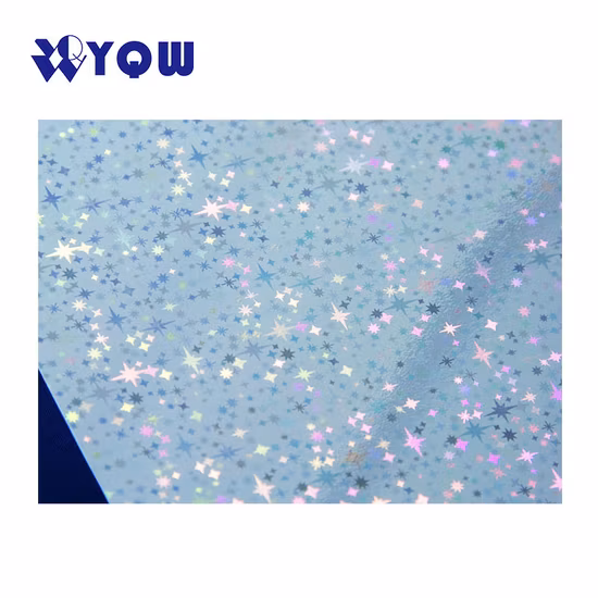 Hologram Digital / Offset Metallic Laser Hologram PVC Card Making Sheet