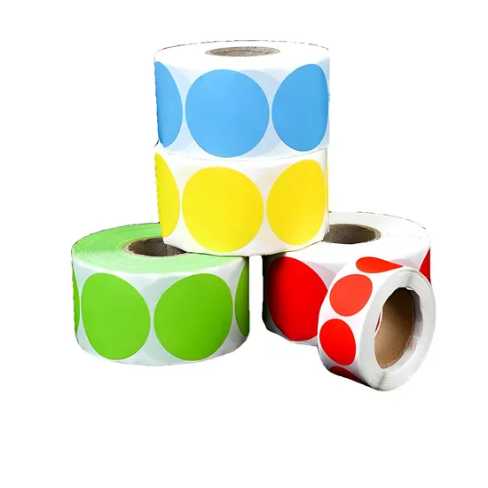 Colorful Circle DOT Labels for Function Identification and Organization 