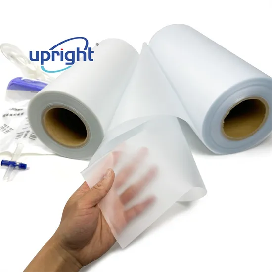 Upright 0.25mm 0.4mm 0.5mm Thickness 42 Phr Dehp Free Medical Grade Flexible Vinyl Film Non Toxic Frost Clear Transparent Soft PVC Film for Medical Wrist Band 