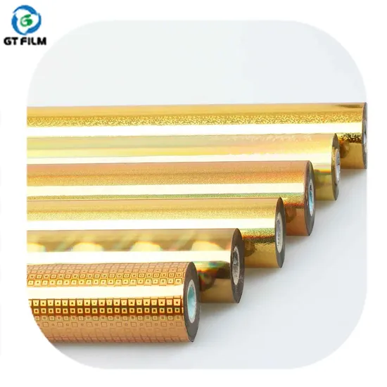 Pet Transfer Film Hot Stamping Foil for Paper Cards and Plastic 