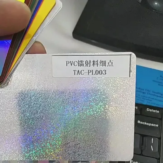 A4 / A3 Size 0.3mm Digital / Laser Printing Hologram PVC Sheet for ID Card Making 
