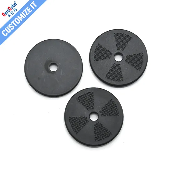 Round Shape RFID Smart PVC Coin Tag for Access Control Games Identification 